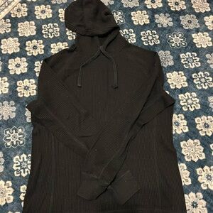Old Navy Black Hooded Sweater